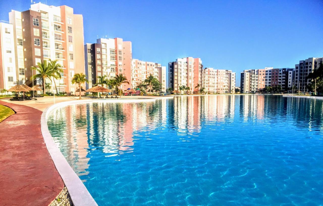Escape Al Caribe Con Una Vista Impresionante En Pilarita'S Dream Lagoons Cancun Exterior photo