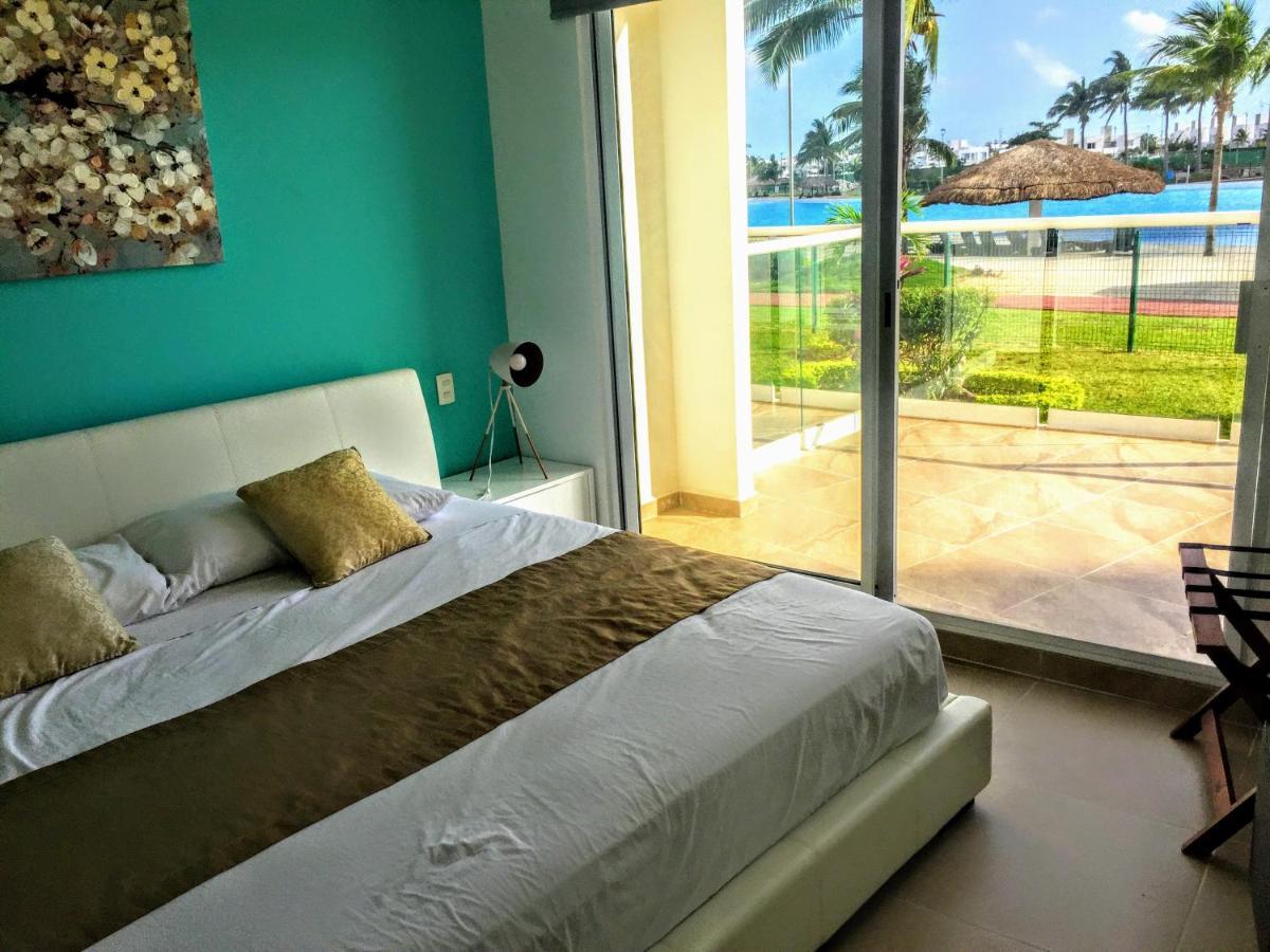 Escape Al Caribe Con Una Vista Impresionante En Pilarita'S Dream Lagoons Cancun Exterior photo